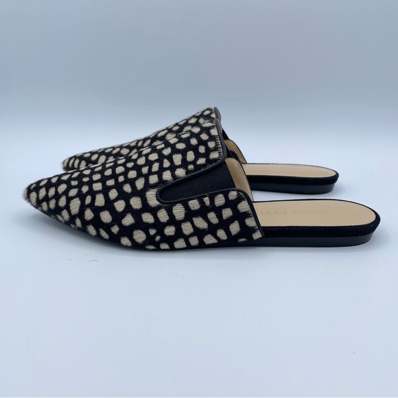 Jenni Kayne Honey Giraffe Mules 7 Black & Natural - Picture 6 of 16